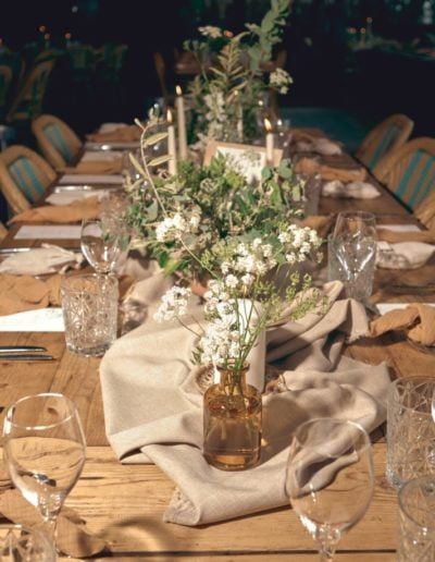 la décoration est végétale et méditerranéenne